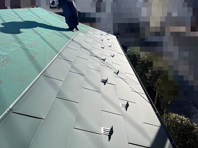 甲府市　屋根葺き替え工事